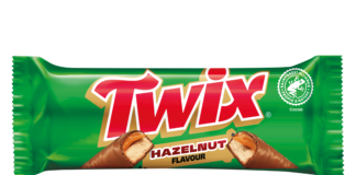 Twix® přichází s novou příchutí lískového oříšku