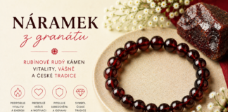 Náramek z granátu: rubínově rudý kámen vitality, vášně a české tradice